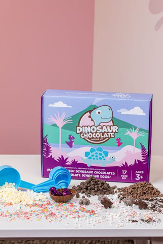 Dinosaur Chocolate Making Kit by the Cookie Cups, Dinosaur Set, Dinosaur Kit,  Gifts, Chocolate Kit, Chocolate Making, Candy Making 
